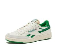 Reebok Club C Revenge Baskets vintage pour homme - Chaussures de tennis décontractées pour homme, pointure 39 à 45, Craie/blanc/vert glen, 44 EU