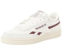 Reebok Men's Club C Revenge Sneaker, Chalk Classic Maroon F23 Pure Grey 3, 35 EU
