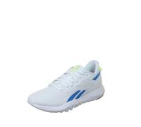 Reebok Men's Flexagon Force 4 Sneaker, Footwear White Kinetic Blue Digital Lime, 39 EU