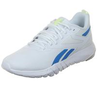 Reebok Men's Flexagon Force 4 Sneaker, Footwear White Kinetic Blue Digital Lime, 40 EU