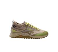 Reebok Mens Nano X4 AD 43 Training Shoes, Beige Mushroom Digital Lime, 41 EU