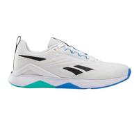 Reebok Homme NANOFLEX TR 2 Sneaker, Footwear White/Black/Unleashed Green, 44 EU