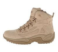 Reebok mens Rapid Response Rb Safety Toe 6" Stealth With Side Zipper Military Tactical Boot, Desert Tan, 9 Wide US