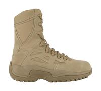 Reebok mens Rapid Response Rb Safety Toe 8" Stealth With Side Zipper Military & Tactical Boot, Desert Tan, 4.5 Medium US