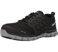 Reebok Men's Sublite Cushion Work Alloy Toe Black 7 4E