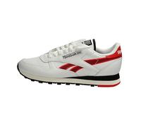 Reebok Mixte Classic Leather Sneaker, White/VECTORRED/Black, 36.5 EU