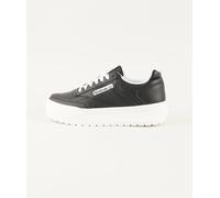 Reebok Mixte Club C MEGACOURT Sneaker, Black/Chalk/White, 36 EU