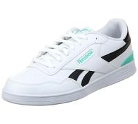 Reebok Mixte Court Advance Clip Sneaker, White/Black/TEAMTEAL, 40.5 EU