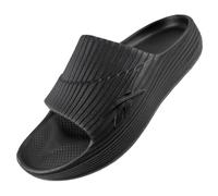Reebok Mixte DMX Recovery Slide Sandal, Washed Black, 45.5 EU