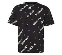 Reebok Mixte Identity All Over Print T shirt graphique manches courtes , Noir, M EU