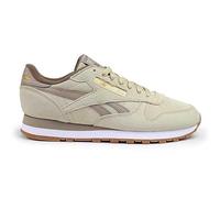 Reebok Mixte Leather Sneaker, Classic Beige/Classic Beige/Ash, 35 EU