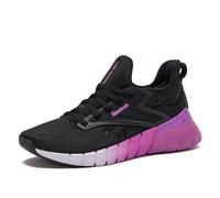 Reebok Nano Gym Sneakers, Chaussures d'entraînement et de Marche pour Femme, Noir/Violet Rave/Digital Gleam, 41 EU