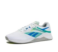 Reebok Nano X4 Mens Shoes, Cross Training Gym Sneakers for Men, Footwear White/Unleashed Green/Grey 1, 12