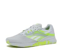 Reebok Nano X4 Mens Shoes, Cross Training Gym Sneakers for Men, Moon/Digital Lime/Footwear White, 14