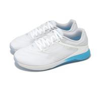 Reebok Nano X5 White Cyan Women Unisex Cross Training Workout Shoes 100225451