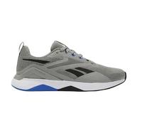 Reebok NANOFLEX TR 2 Baskets pour Homme, Gris 3/Noir/Bleu Optimum, 47 EU, Grey 3 Black Optimum Blue, 47 EU