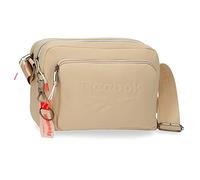 Reebok Noah Sac bandoulière deux compartiments Beige 25x18x7 cms Polyester