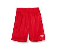 Reebok Pantalon Court Big Poly DBL Mesh Rouge
