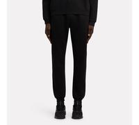 Reebok - Pantalon de jogging en polaire avec petit logo ID, Black, Taille: S