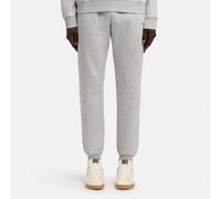 Reebok - Pantalon de jogging en polaire avec petit logo ID, Light Grey Marl, Taille: 2XL