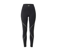 Reebok Pantalon de sport citron vert / noir / blanc, Taille XS