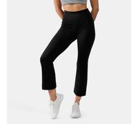 Reebok - Pantalon mini évasé taille haute Lux pour femme, Black, Taille: M
