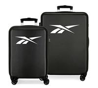 Reebok Portland Garçon Bagage - Ensemble de bagage, Noir, Taille unique