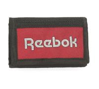 Reebok Portland Portefeuille Noir 13x8x2,5 cm Polyester, Noir, Talla única, Portefeuille