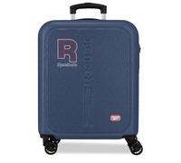 Reebok Queens Marine Valise Cabine 40x55x20 cm Rigide ABS Serrure à Combinaison Intégrée 37L 2.6kg 4 Doubles Roues Bagage à Main