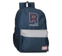 Reebok Queens Sac à Dos Double Compartiment Adaptable 15.6" Inches Marine 31x44x15 cm Polyester 20.46L par Joumma Bags