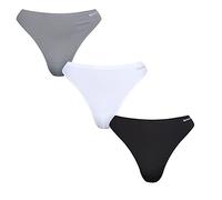 Reebok Rae Strings, Noir/Blanc/Gris Froid, M (Lot de 3) Femme