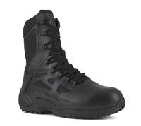 Reebok Rapid Response Rb Bottes de sécurité pour homme avec fermeture éclair latérale 20,3 cm, Noir, 40 EU
