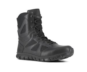 Reebok Rb8806 Sublite Cushion Soft Toe 8" Tactical Waterproof Boot with Side Zipper Black Militaire et tactiqueHomme
