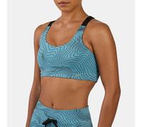 Reebok - RBK Lab Running Printed Sports Bra, Warped Blue Aop, Taille: S
