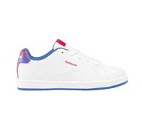 Reebok RBK Royal Complete CLN 2.0 Sneaker, White/BOUNDLESSBLUE/VECTORRED, 34.5 EU