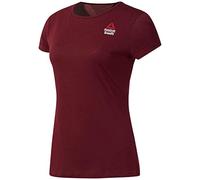 Reebok RC AC + Cotton Tee Games T-Shirt pour Femme XS Merlot/Merlot