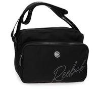 Reebok Reebok Violet Sac Bandoulière Deux Compartiments Noir 25 x 16 x 6,5 cm Polyester by Joumma Bags