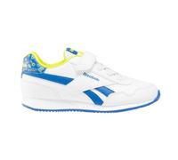 Reebok Royal CL Jog 3.0 1V Sneaker, White/VECTORBLUE/ACIDYELLOW, 27.5 EU