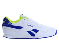 Reebok Royal Cl Jog 3.0 Baskets pour garçon, Blanc Vectorblue Acidyellow, 6.5 UK Child