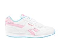 Reebok Royal CL Jog 3.0 Sneaker, White/ASTROROSE/DIGITALBLUE, 32.5 EU