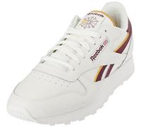 Reebok Royal Glide Rip Women's Mem Tech Ortholite Lace Sneakr Trainers, Chalk Classic Maroon F23 Retro Gold F23 R, 34 EU