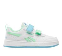 Reebok Royal Prime 2.0 Two Strap Hoop & Loop Baskets - Blanc/Vert/Bleu numérique - Taille 33 EU, White Greenglow Digitalblue, 33 EU