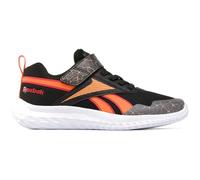 Reebok Rush Runner 5 Elastic Lace & Top Strap Sneaker, Noir, arenaorange, Sport, 32 EU