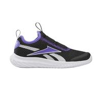 Reebok Rush Runner Slip-on Basket, Noir, Violet Solaire, argenté, 33 EU