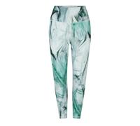 Legging femme Reebok Lux Bold High-Waisted Liquid Abyss Print Vert S