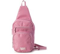 Reebok Sac à bandoulière unisexe - Sac à bandoulière compact convertible - Sac à bandoulière de voyage - Indispensable pour la gym et le voyage, Cosmos Rose, Taille unique