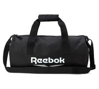 Reebok Sac de sport - Sac de sport léger unisexe pour le sport, le voyage et le week-end pour homme et femme, Noir de jais avec logo blanc, One Size
