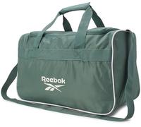 Reebok Sac de sport compact classique - Sac de sport léger pour voyage, plage, entraînement, Vert Trek avec logo blanc, One Size