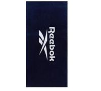 Reebok | Serviette De Plage Positano en Coton Velours 70 X 140 Cm | Confort Doux Séchage Rapide pour Piscine Bain Et Sport Léger Voyage Accessoire Bleu Marine Vector Navy
