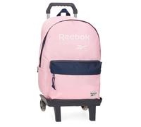 Reebok Sidney Sac à dos pour ordinateur portable avec chariot portable 15,6 pouces Rose 31 x 44 x 15 cm Polyester by Joumma Bags, rose, Talla única, Sac à dos pour ordinateur portable avec chariot